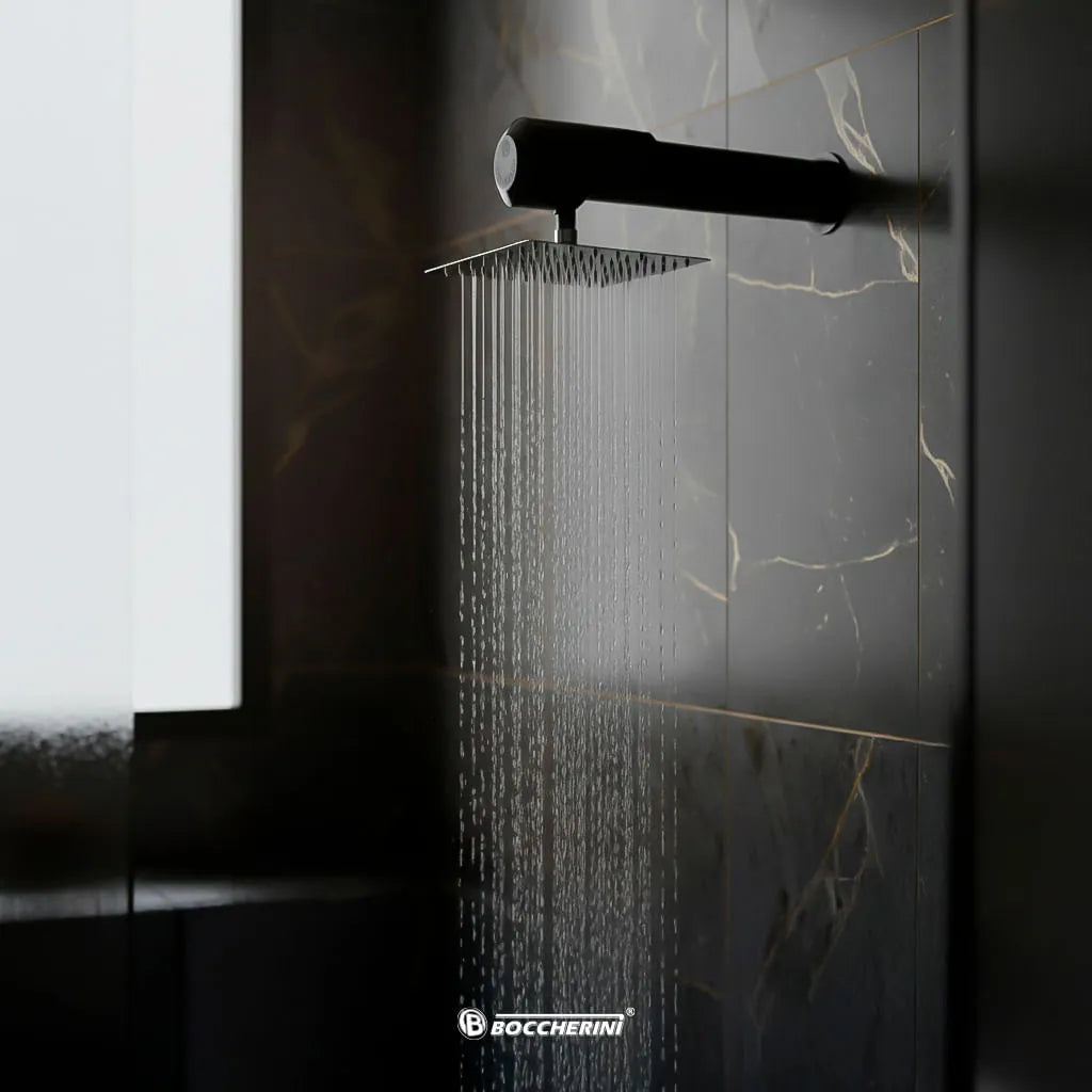 Ducha Horizontal Lusso Negra 110V