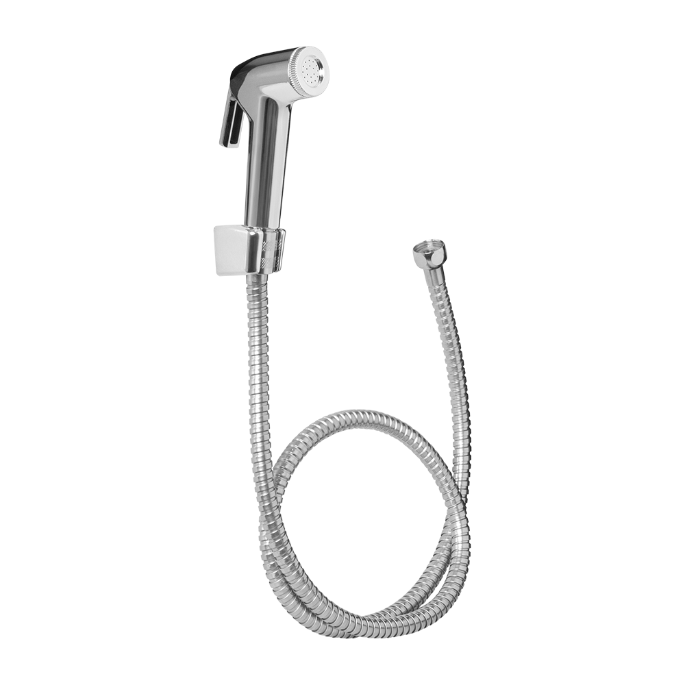 Ducha Bidet En ABS Cromada, Manguera En Acero Inoxidable 1.2 MTS