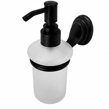 Set de Accesorios Negro con dispensador x6 Piezas