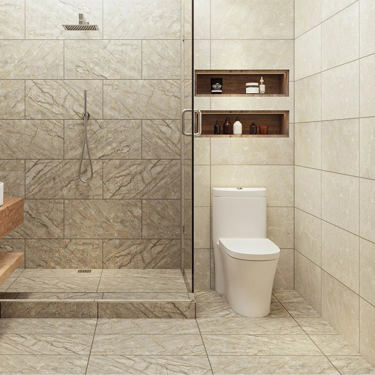 Sanitario One Piece Blanco con Asiento de Cierre Suave