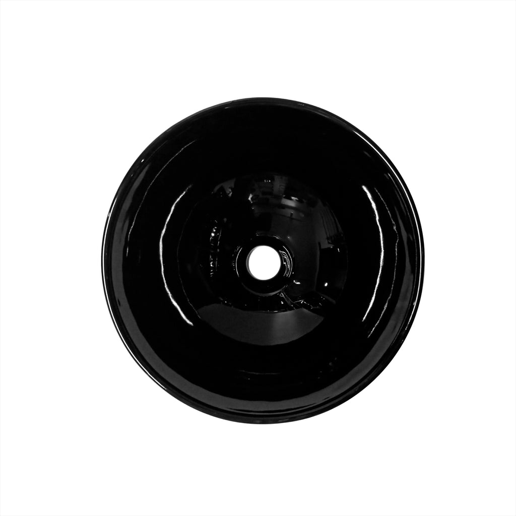 Lavamanos Redondo Negro 32 Cm