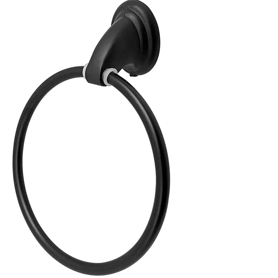 Set de Accesorios Negro con dispensador x6 Piezas
