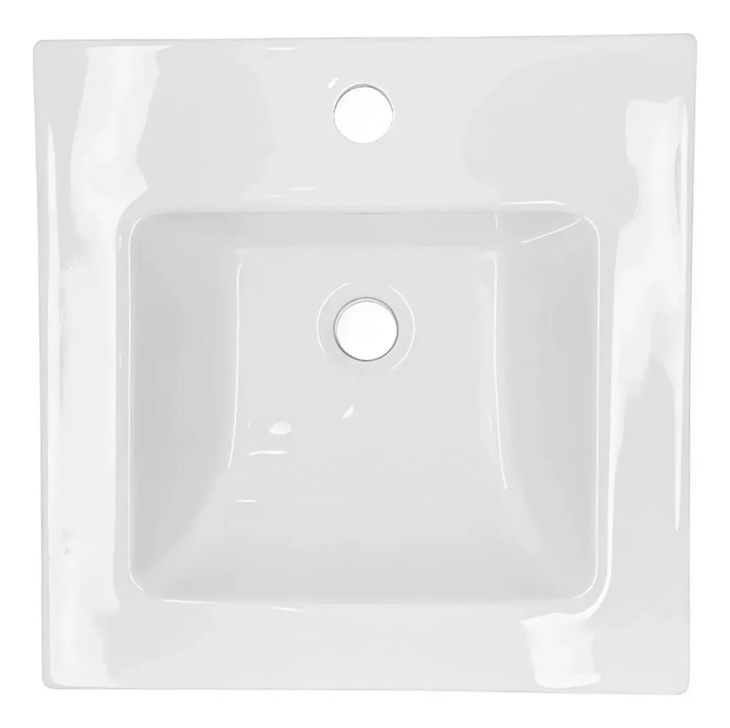 Placa de Lavamanos 41x41 blanca