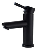 Griferia Monocontrol Lavamanos Baja Pico Recto Negro