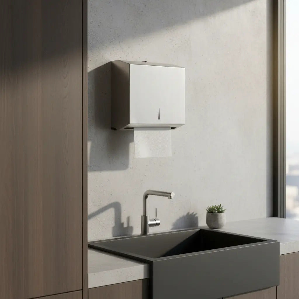 Dispensador de Toallas para Manos en Acero Inoxidable