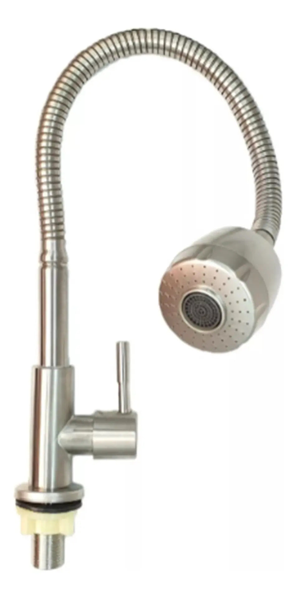 Llave Lavaplatos Flexible - Plateada - Satinada