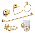 Set de Accesorios Dorado Redondo x6 Piezas