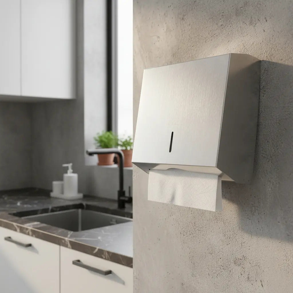 Dispensador de Toallas para Manos en Acero Inoxidable