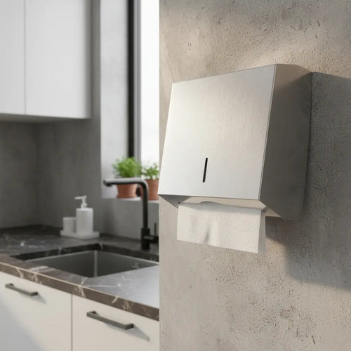 Dispensador de Toallas para Manos en Acero Inoxidable