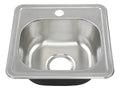 Lavaplatos 38X38 De Empotrar Atlantis De 1 Hueco En Acero Inoxidable