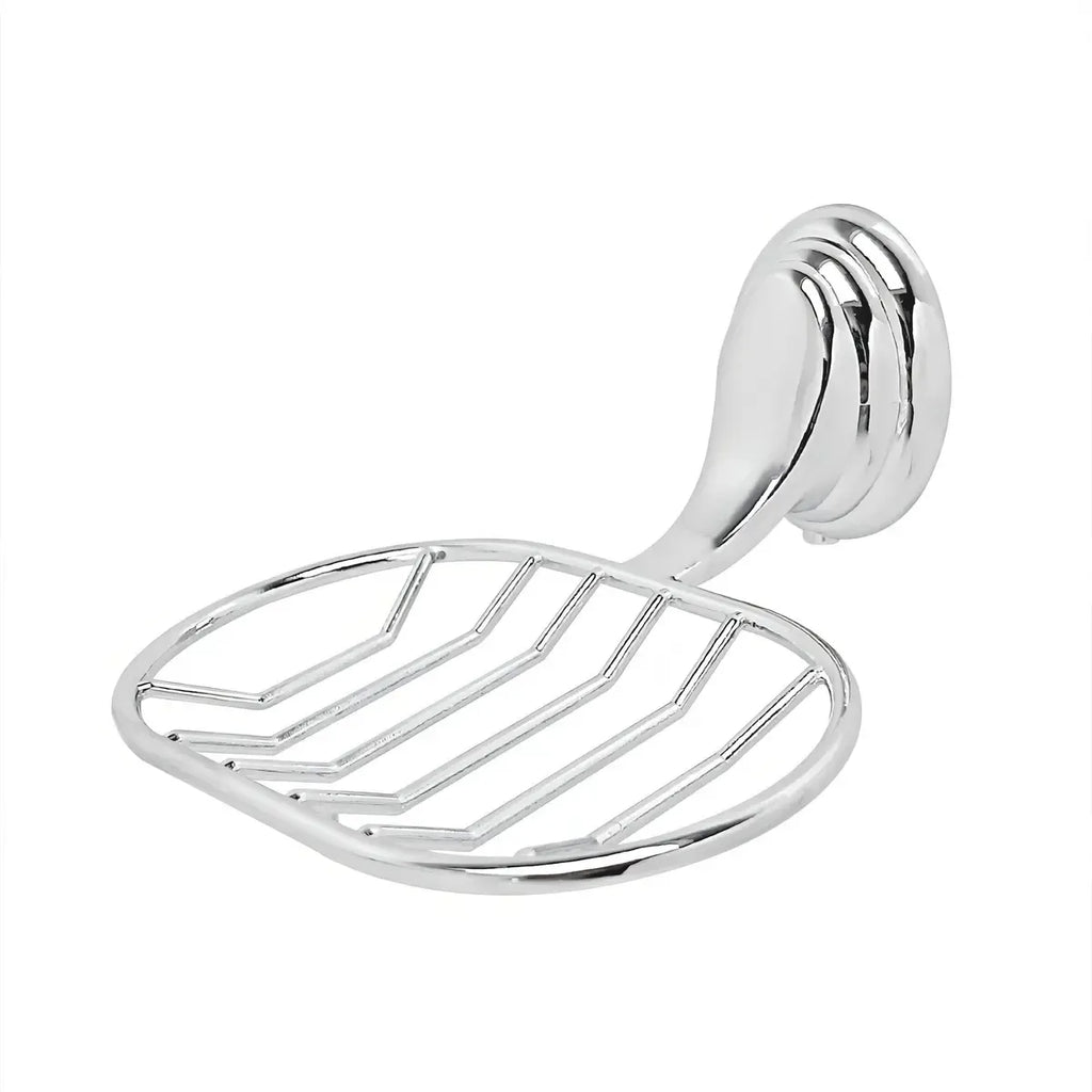 Set de Accesorios Redondo x6 Piezas Cromado con Dispensador