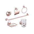 Set de Accesorios Oro Rosa Redondo x6 Piezas
