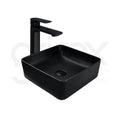 Lavamanos Cuadrado Negro 36 cm Toscana