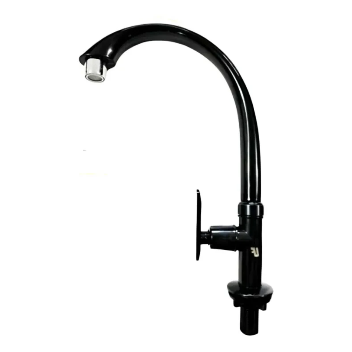 Llave De Mesón Fija Negra Con Palanca