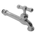 Llave de Jardín Metálica Cromada con Extensión 1/2" x Salida 3/4"