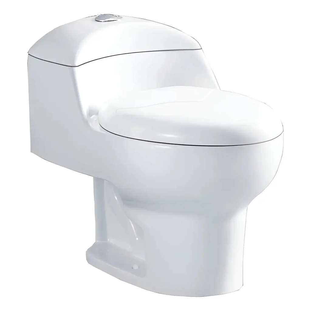 Sanitario One Piece Elegance Blanco con Descarga Ahorradora de 4.8 Litros