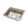 Lavaplatos 62x48 de Empotrar Atlantis De 3 Huecos En Acero Inoxidable