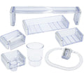 Set de Accesorios de Lujo Acrilico Transparente