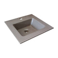 Placa de Lavamanos 41x41 Gris Mate