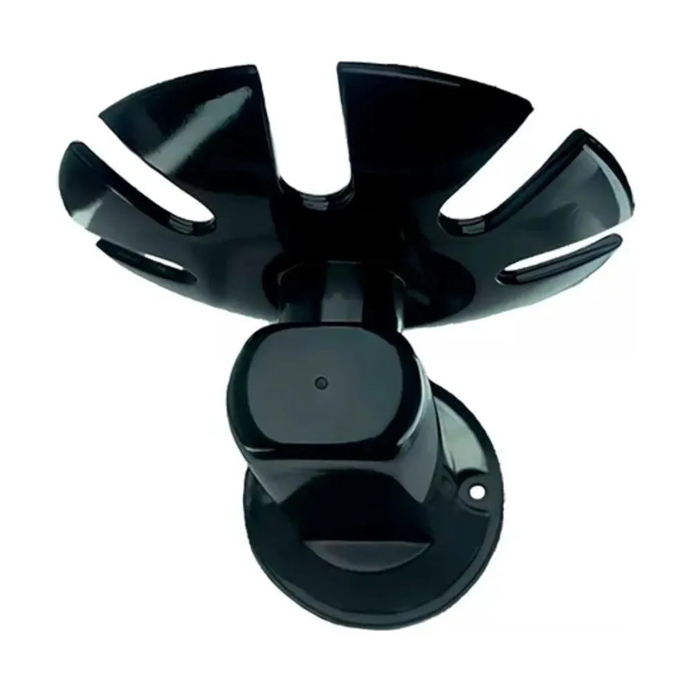 Juego De Accesorios Plástico Para Baño Color Negro X6