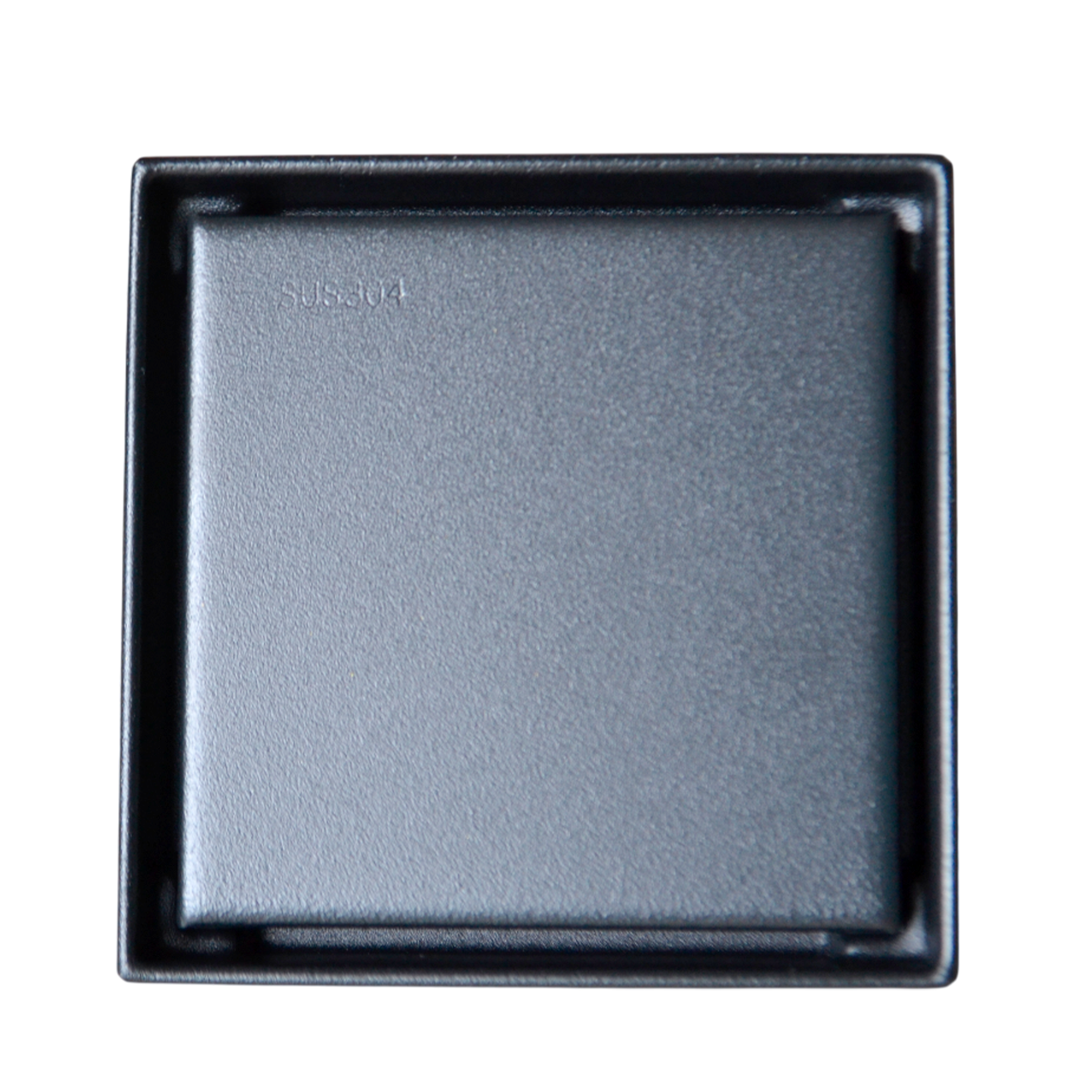 Rejilla Invisible 10x10 Tipo Antiolor en Acero Negro
