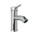 Griferia Tubular Baja Monocontrol Plateado