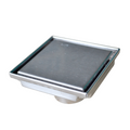 Rejilla Invisible 10x10 Tipo Antiolor en Acero Plateado