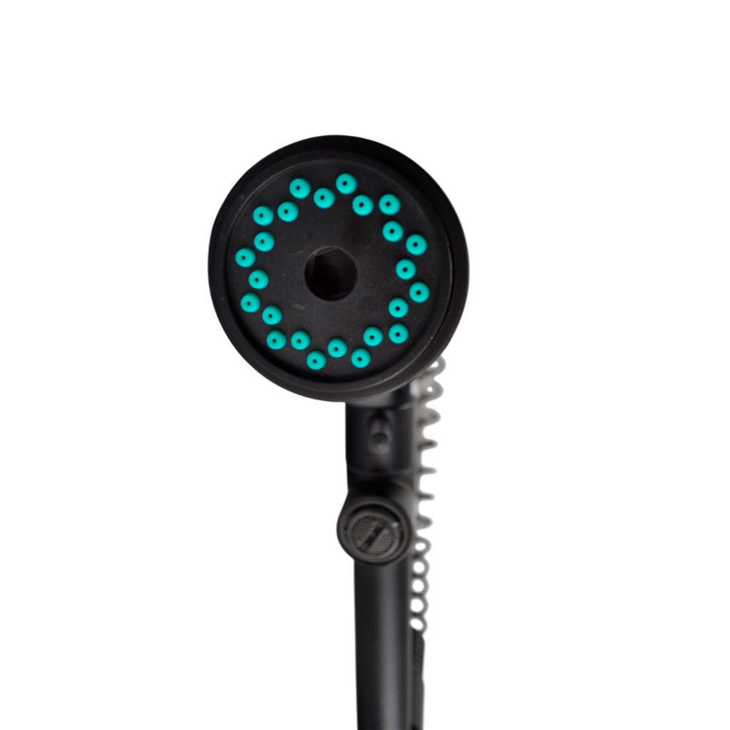 Griferia Cuello Extendible Monocontrol Cocina En Acero Negro