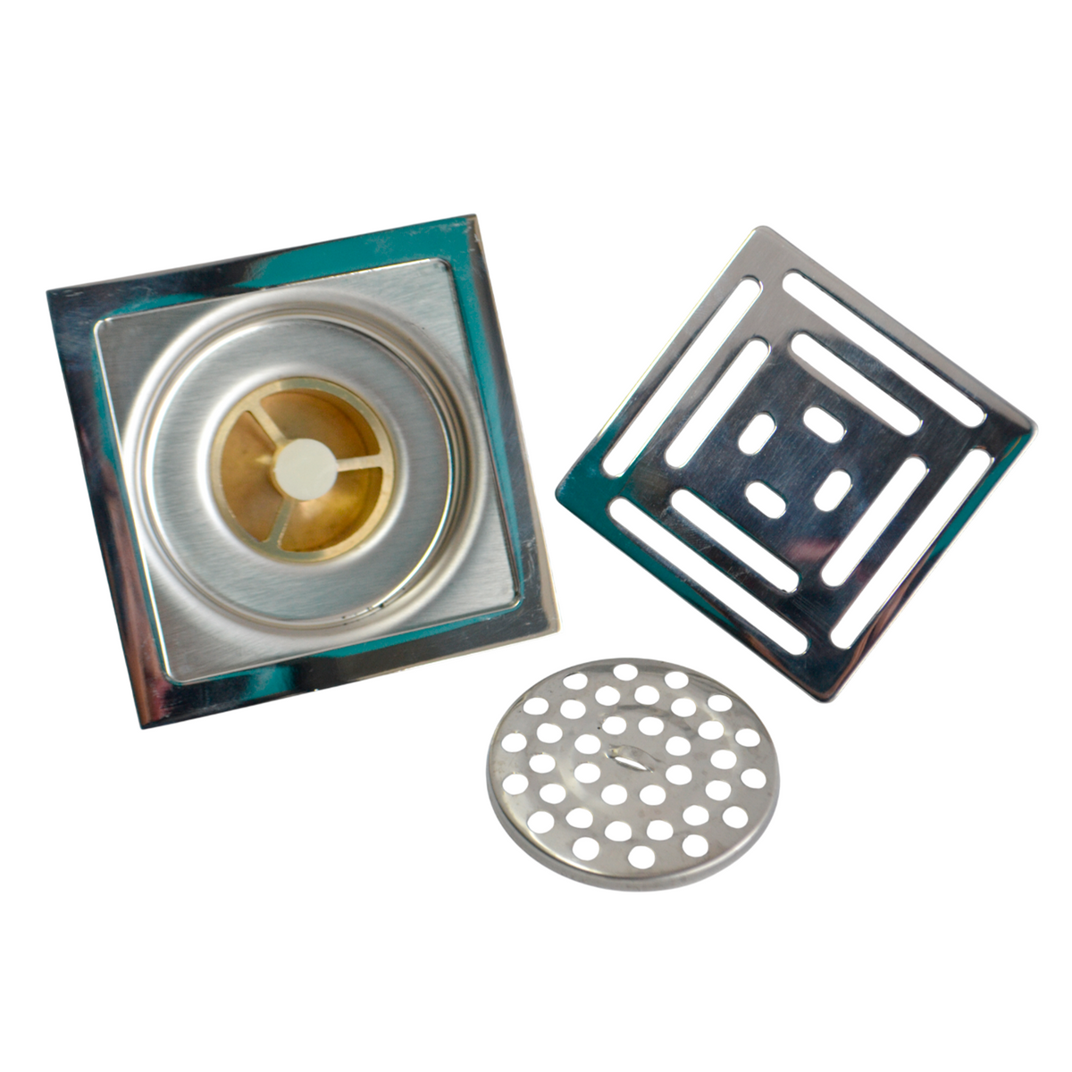 Rejilla 10x10 Antiolor Magnético en Bronce Cromado