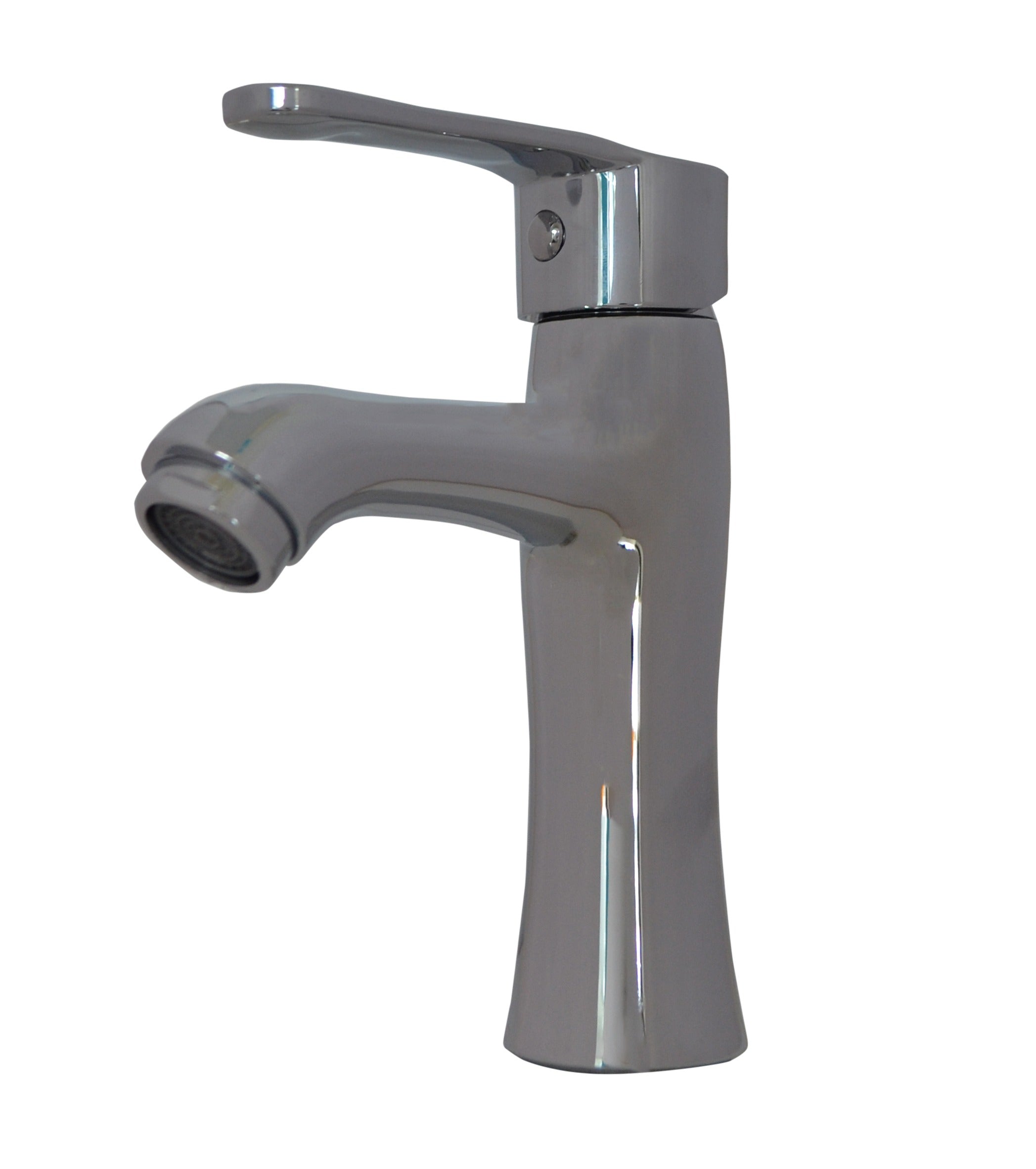 Grifería Baño Lavamanos Agua Fría Acero Cromado 6304