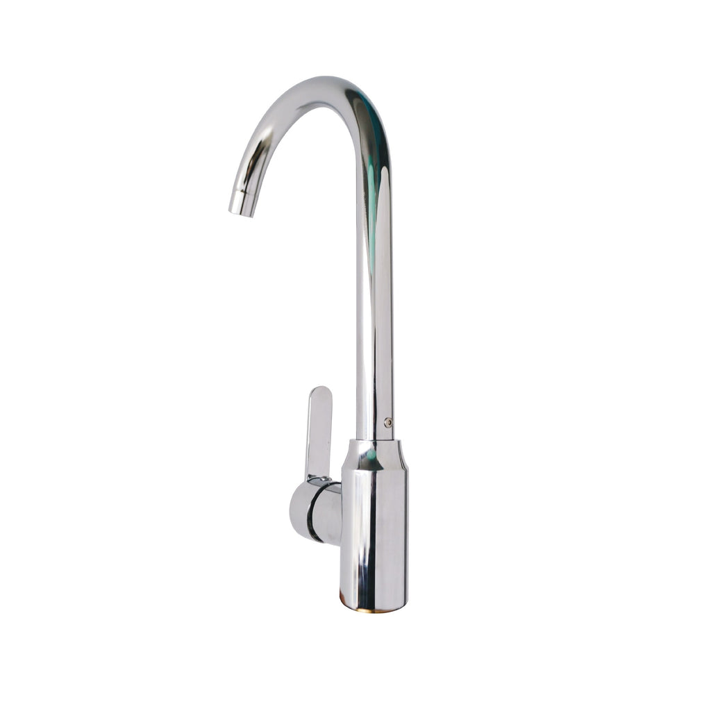 Griferia Monocontrol Cuello Cisne Cocina En Acabado Cromado