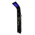 Torre Ducha Con Sistema de Bluetooh y Luces Led Cromoterapia Negro