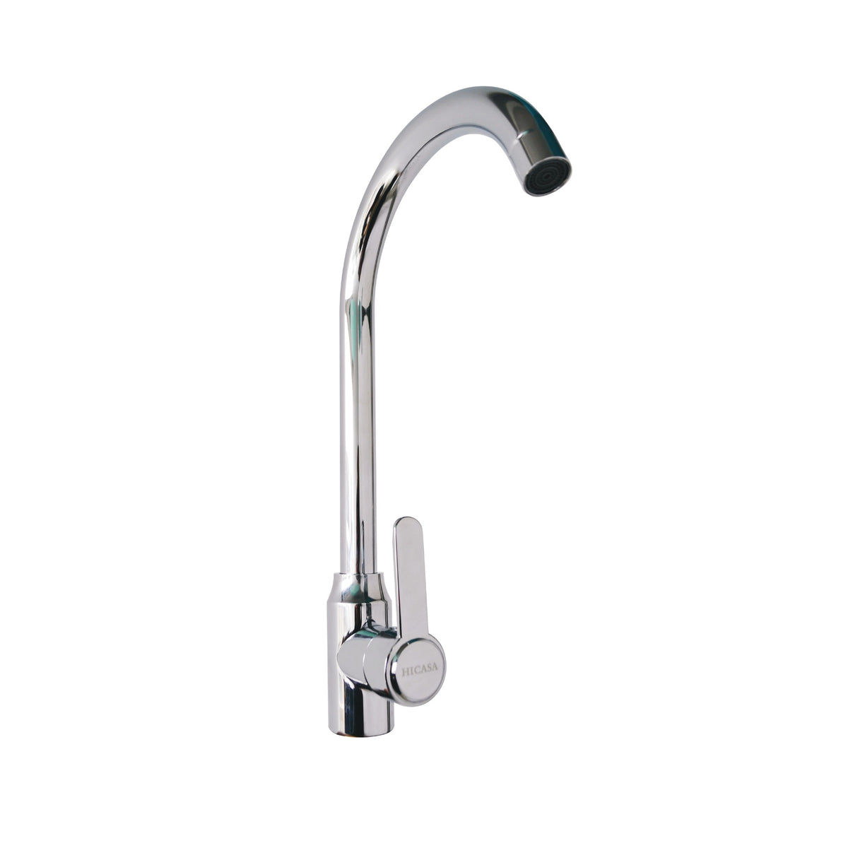 Griferia Monocontrol Cuello Cisne Cocina En Acabado Cromado