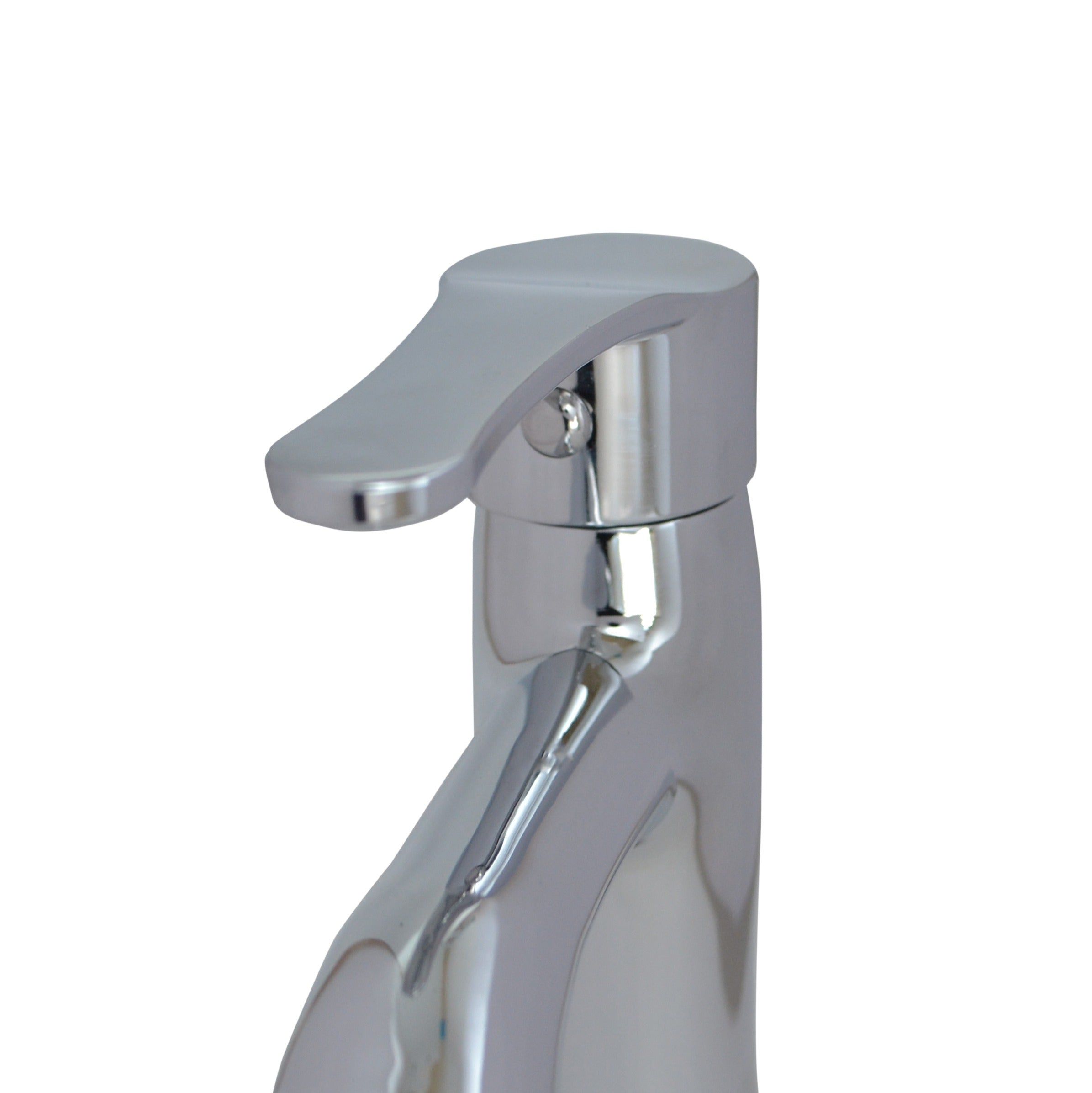 Grifería Baño Lavamanos Agua Fría Acero Cromado 6304