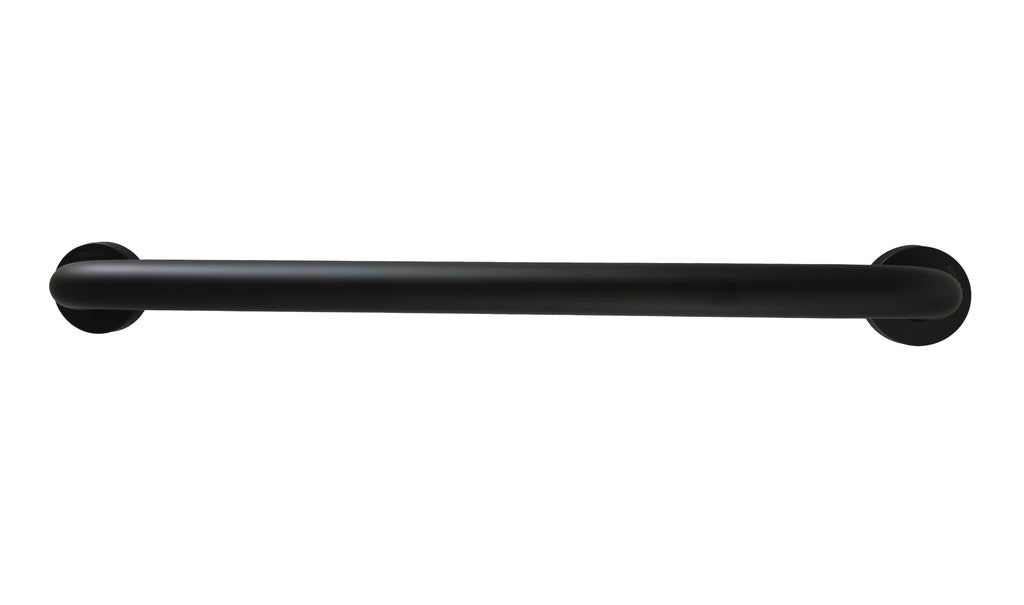 Barra de Seguridad Negro para Baño 60cmX3CM En Acero Inoxidable
