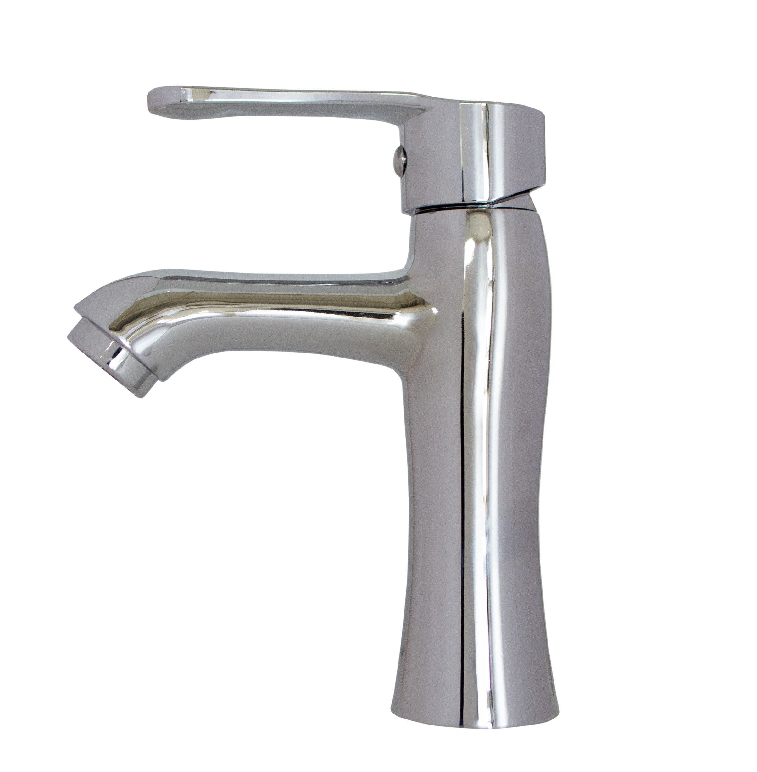 Grifería Baño Lavamanos Agua Fría Acero Cromado 6304
