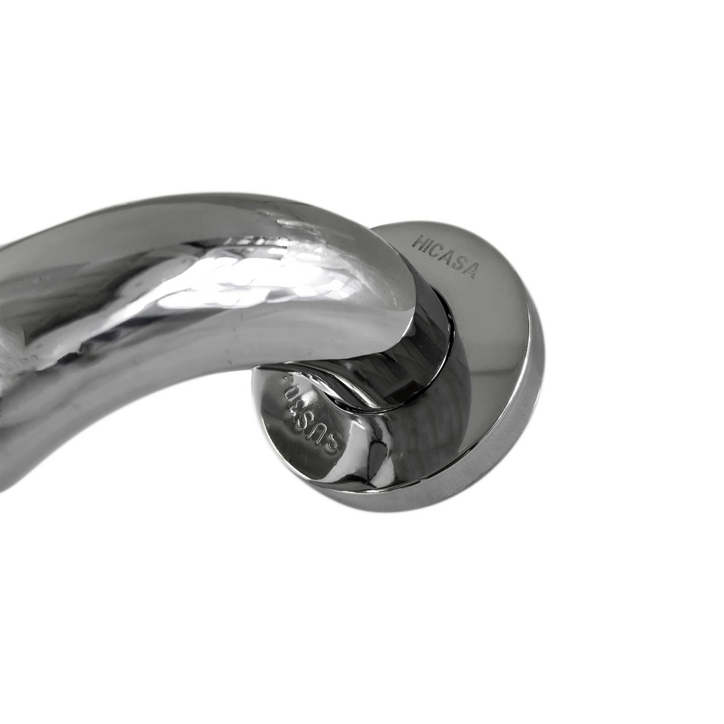 Barra de Seguridad para Baño Cromado 30cmX3CM En Acero Inoxidable