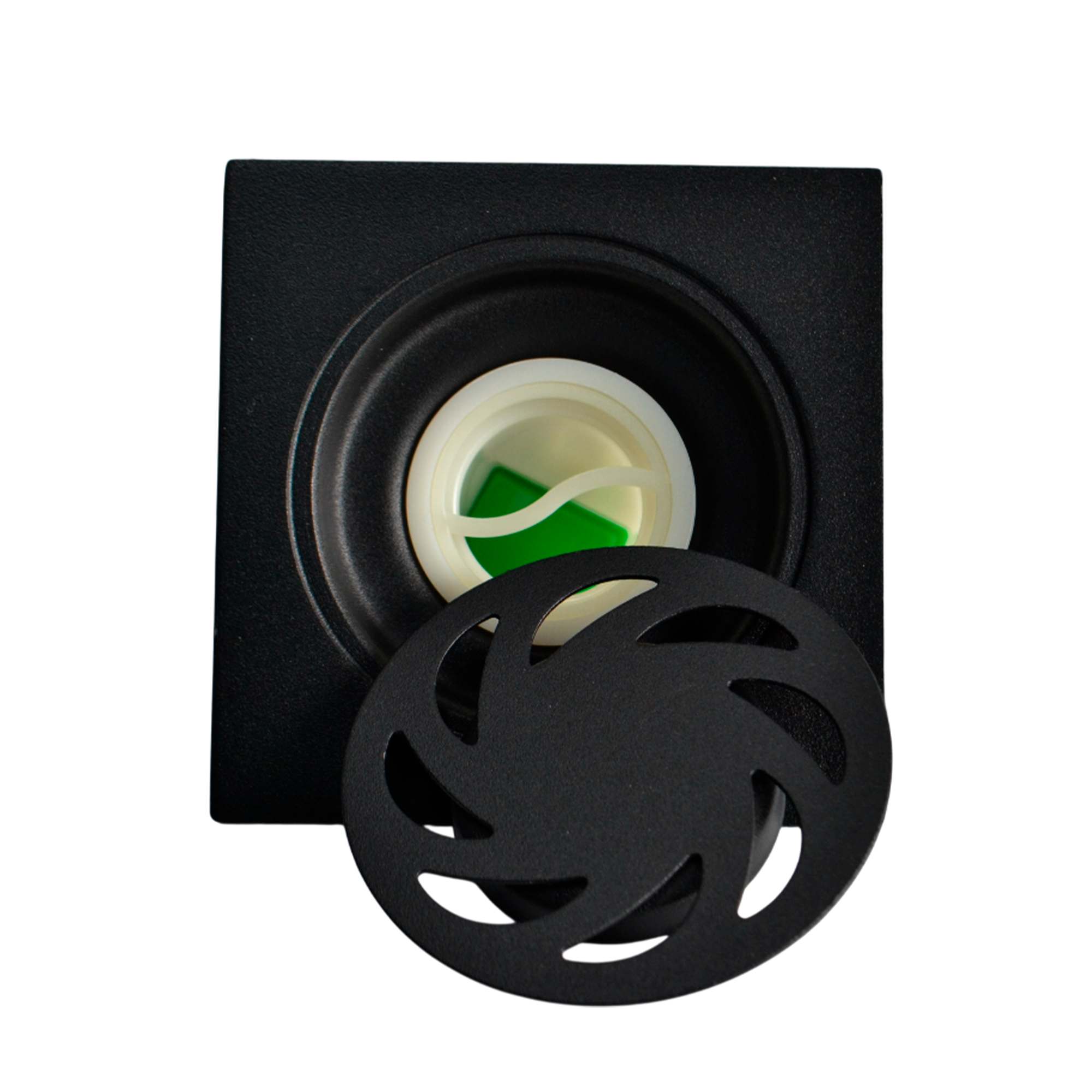 Rejilla 10x10 Tipo Grival Antiolor Magnético en Plástico Negro