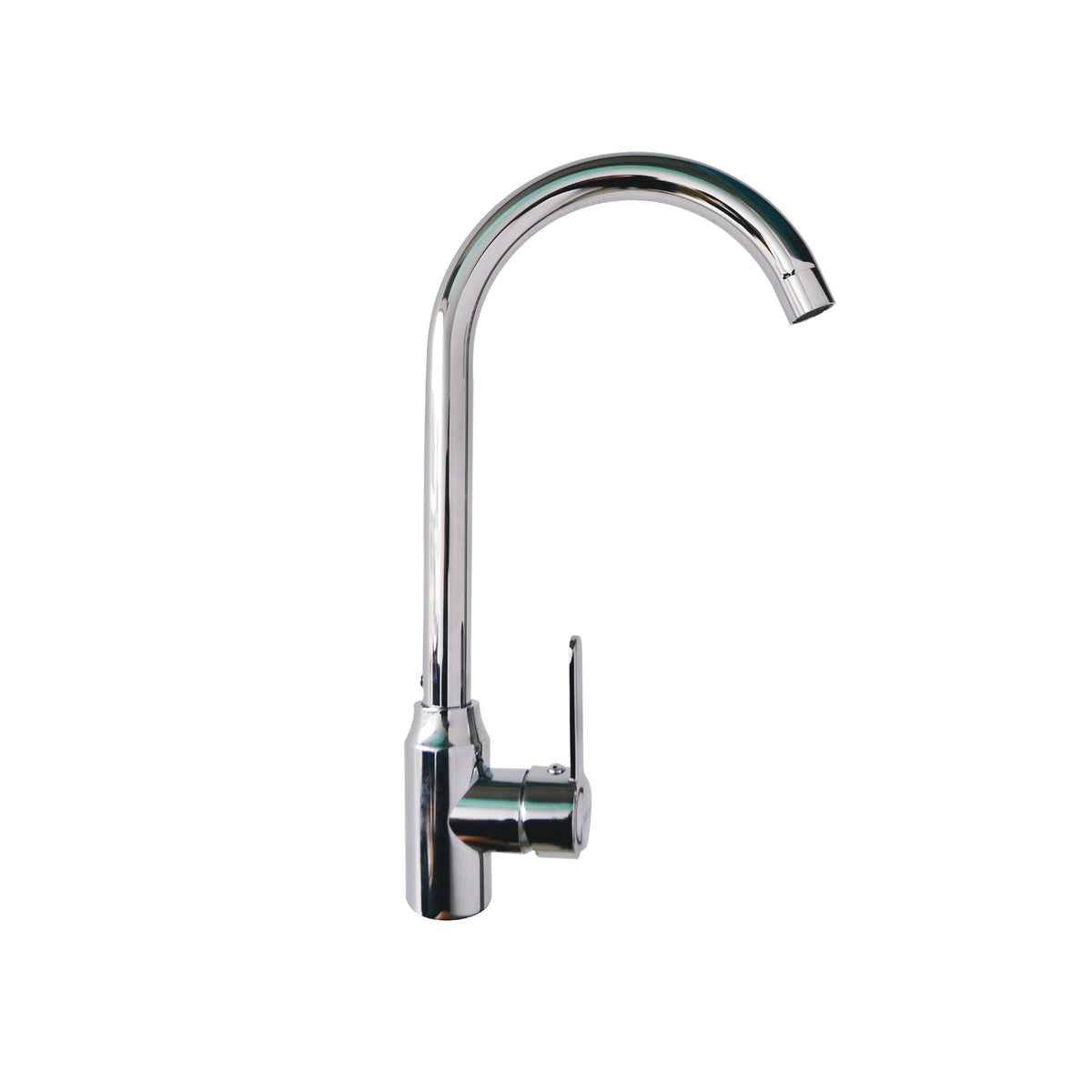 Griferia Monocontrol Cuello Cisne Cocina En Acabado Cromado