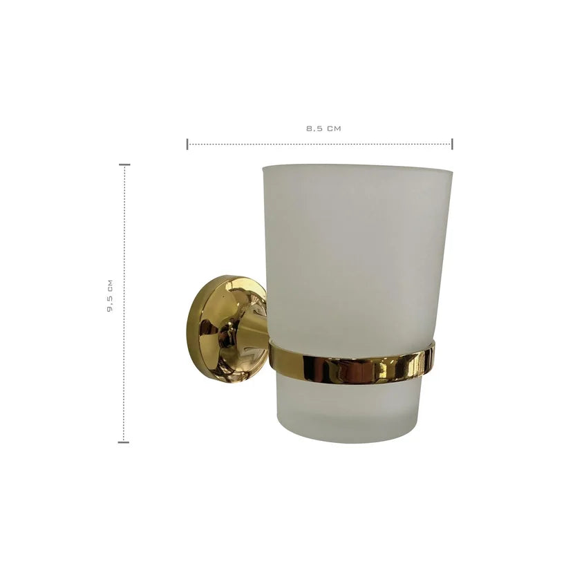 Set de Accesorios Dorado Redondo x6 Piezas