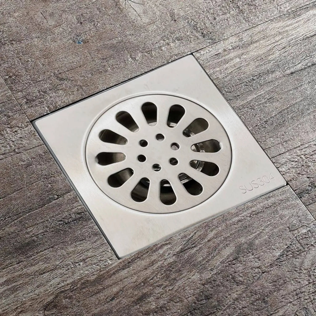 Rejilla 10x10 Tipo Antiolor en Acero tipo flor