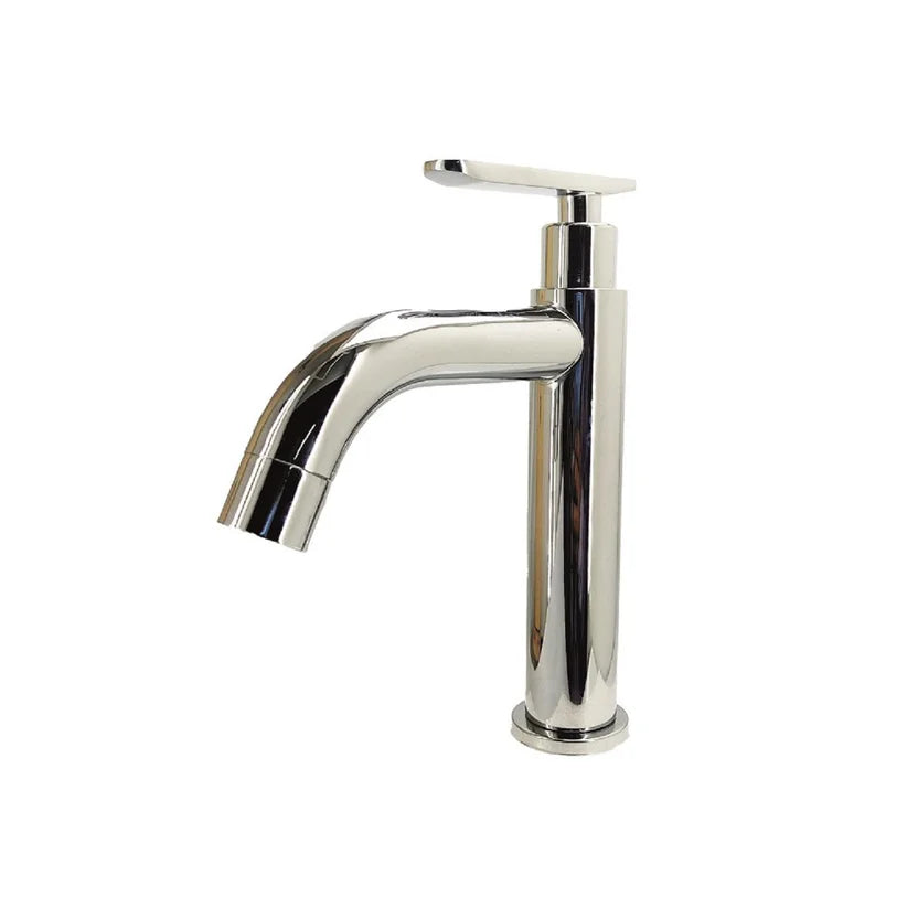 Grifo para Lavabo de Agua Fría Pico Curvo Sencilla